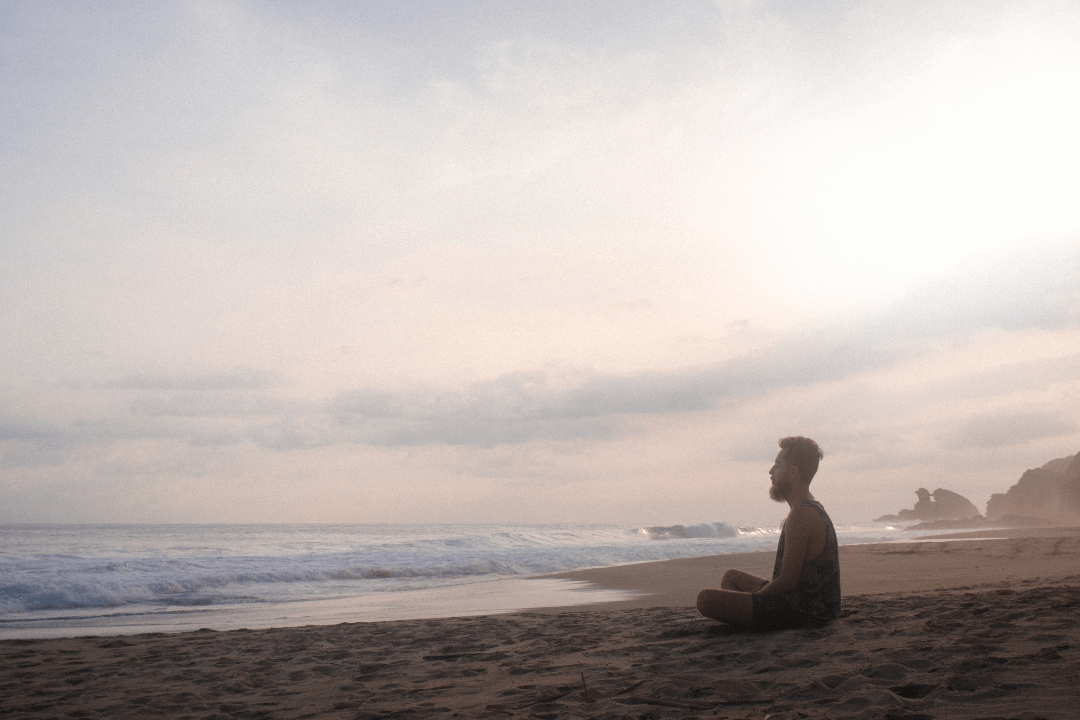 Meditation by the beach