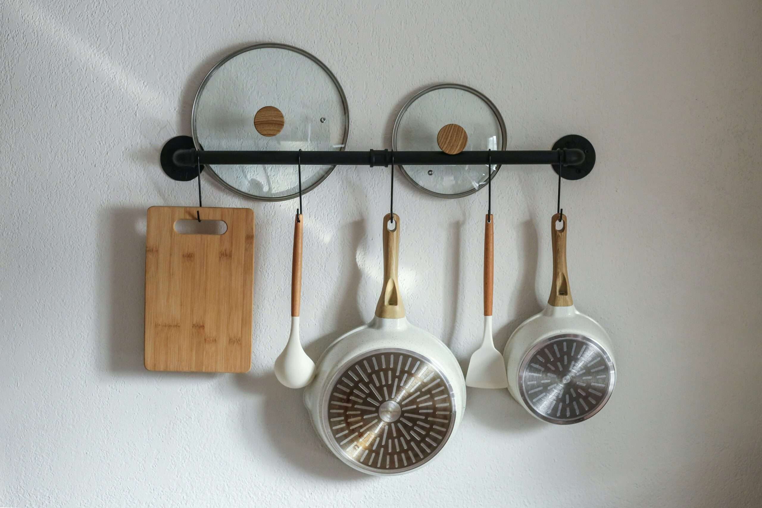 Hang pots and pans