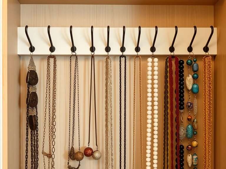 Add hooks to organize Jewelry