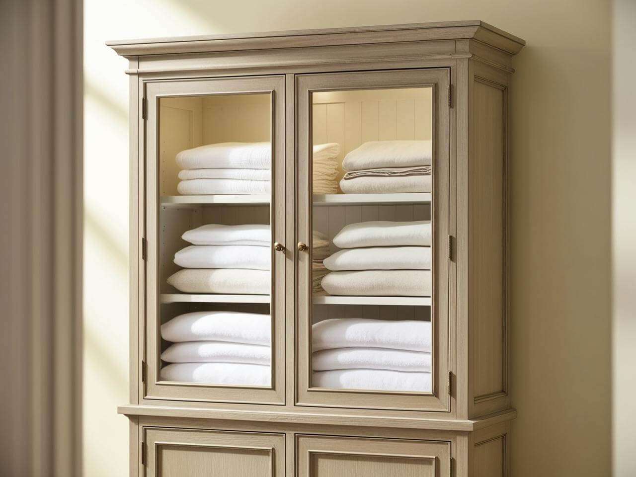 Invest in a linen cabinet